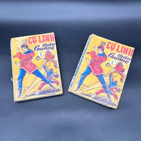 Xuân Thu Other - Vintage Vietnamese Martial Arts Novels Cụ Linh Thần Chưởng Volumes 3 and 5 Retro